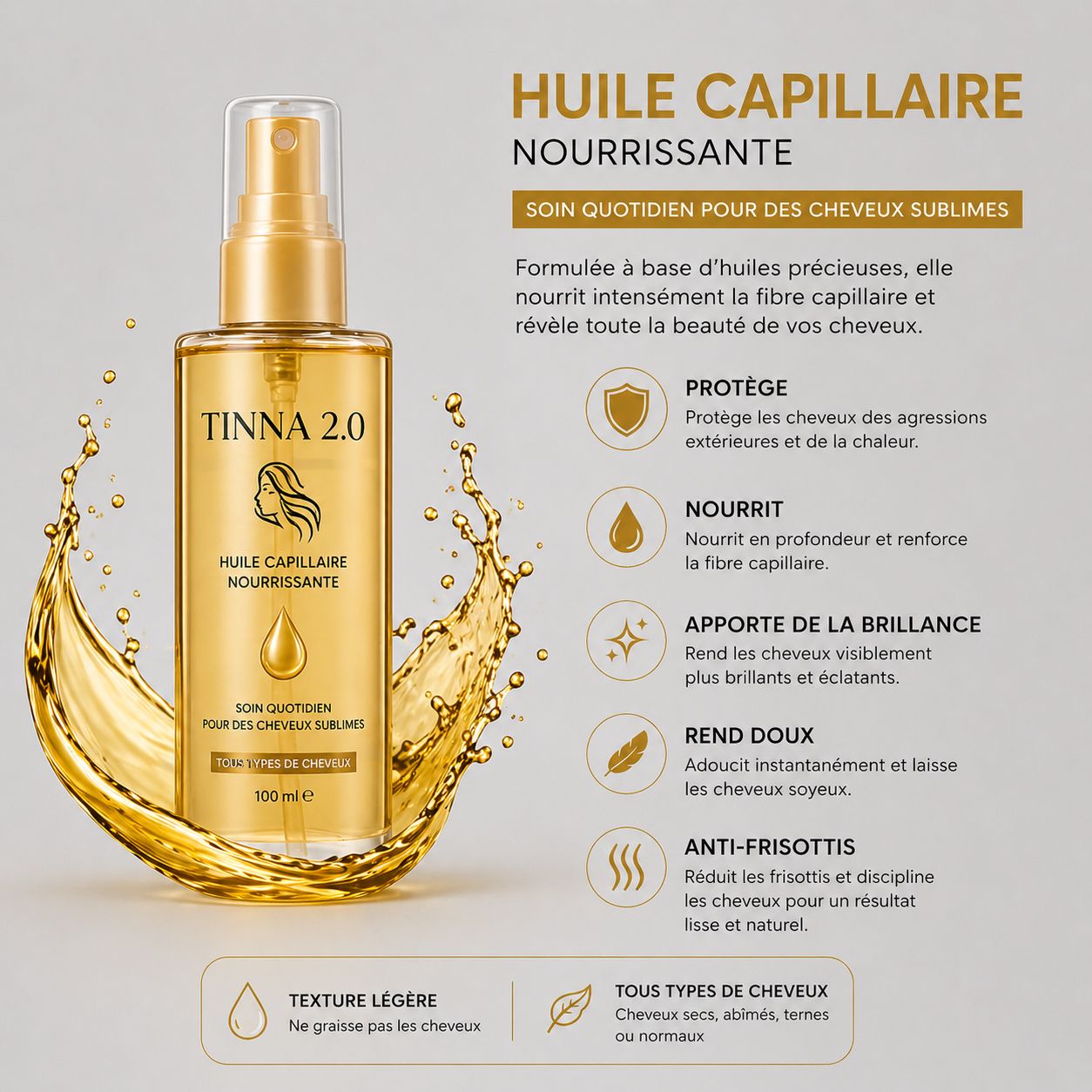 Huile capillaire Tinna 2.0